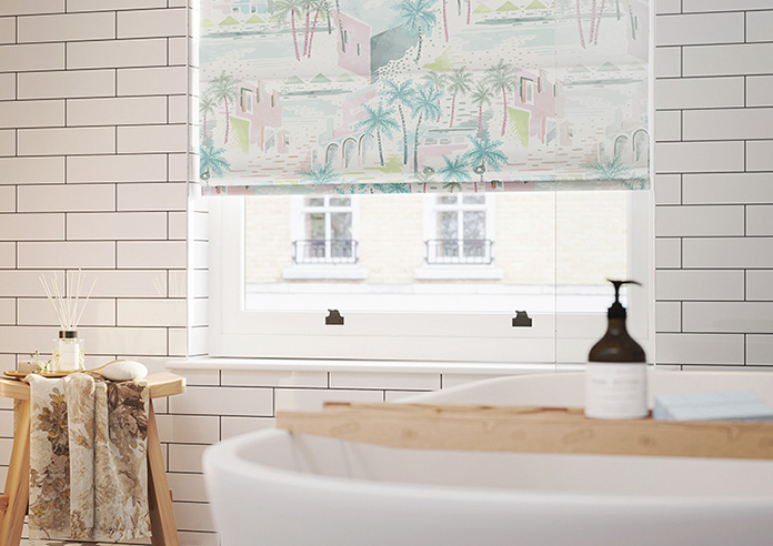 Sunset Boulevard, Watercolour - Roman Blind - Image 5
